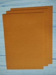 Korejský filc oranžový pastelový  919