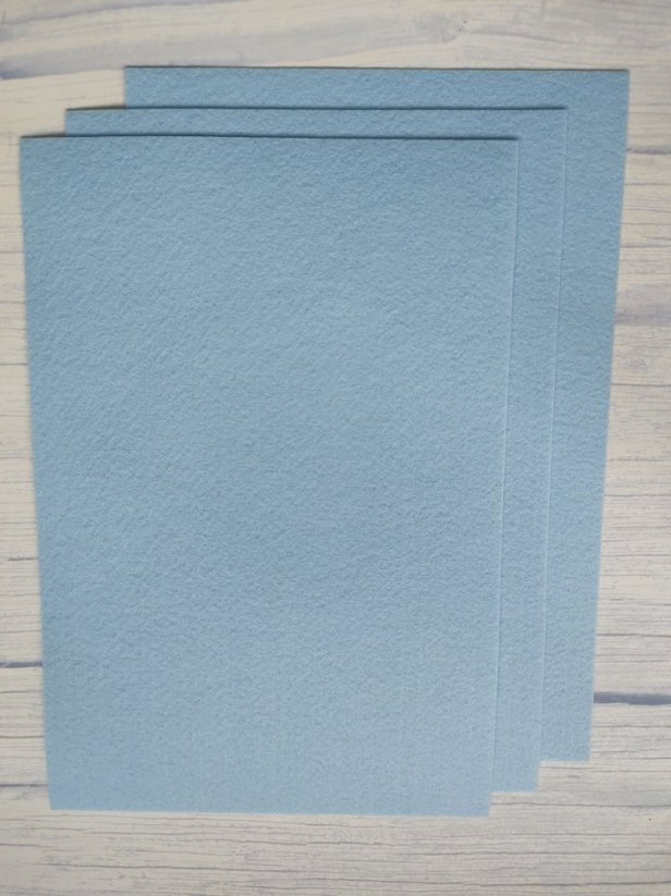 Korejský filc modrý pastelový 925