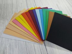 Korejský filc sada 17 barev A5 (15x20cm)