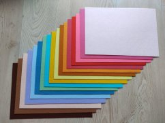 Korejský filc sada 17 barev A4 (20x30cm)